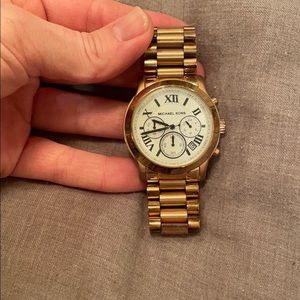 Rose gold Michael Kors watch